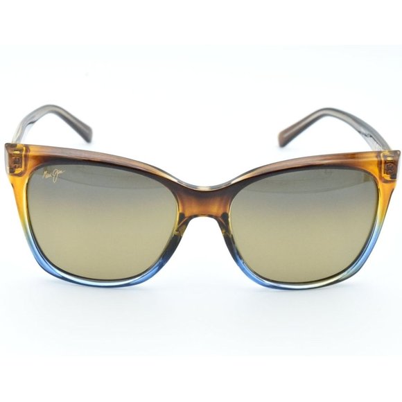 Maui Jim Alekona MJ 793-18B Caramel with Blue / HLC Bronze Polarize… main image 5
